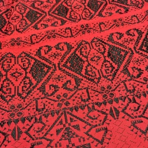 EL GRECO Red Embroidered Dress Size 1 NWOT - Picture 10 of 11